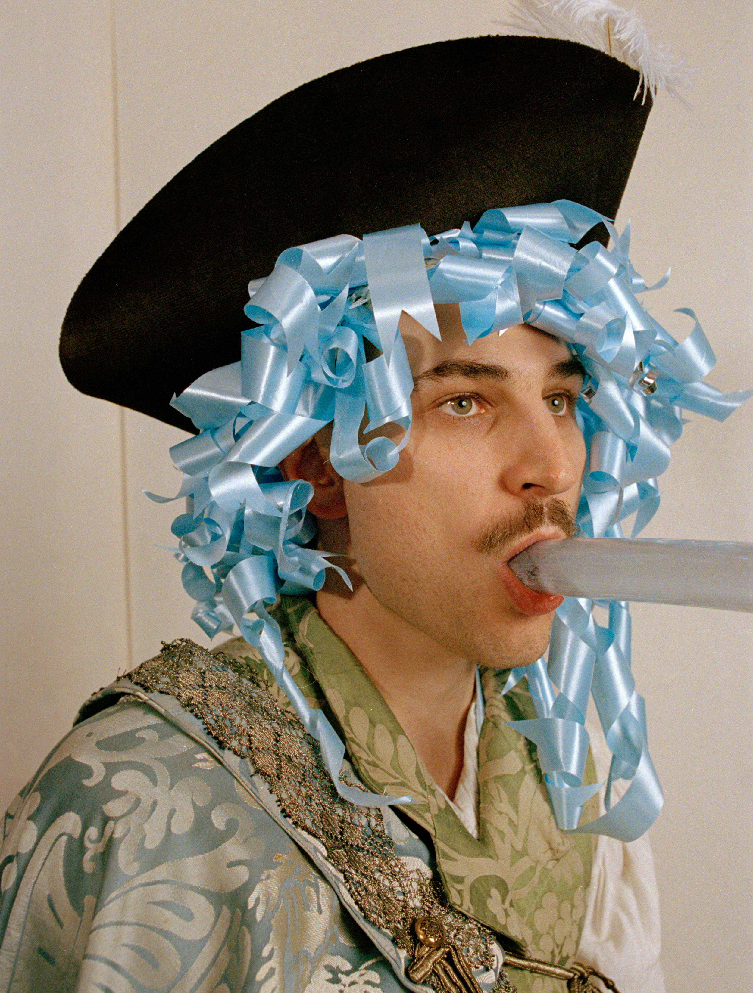 Solomon Frank in Costume for his Create Space residency showing.